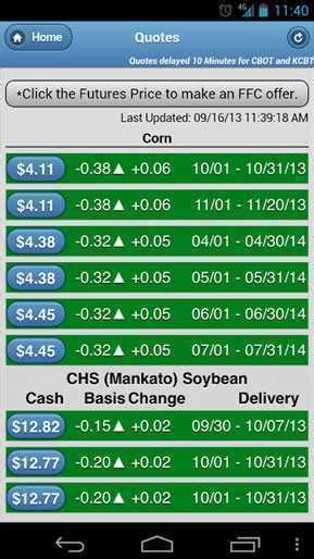 Chs Cash Grain Prices